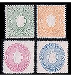briefmarken altdeutschland bayern postfrisch Goldhahn Altdeutschland postfrisch ** mit Sachsen Nr. 14-17 Briefmarken für Sammler