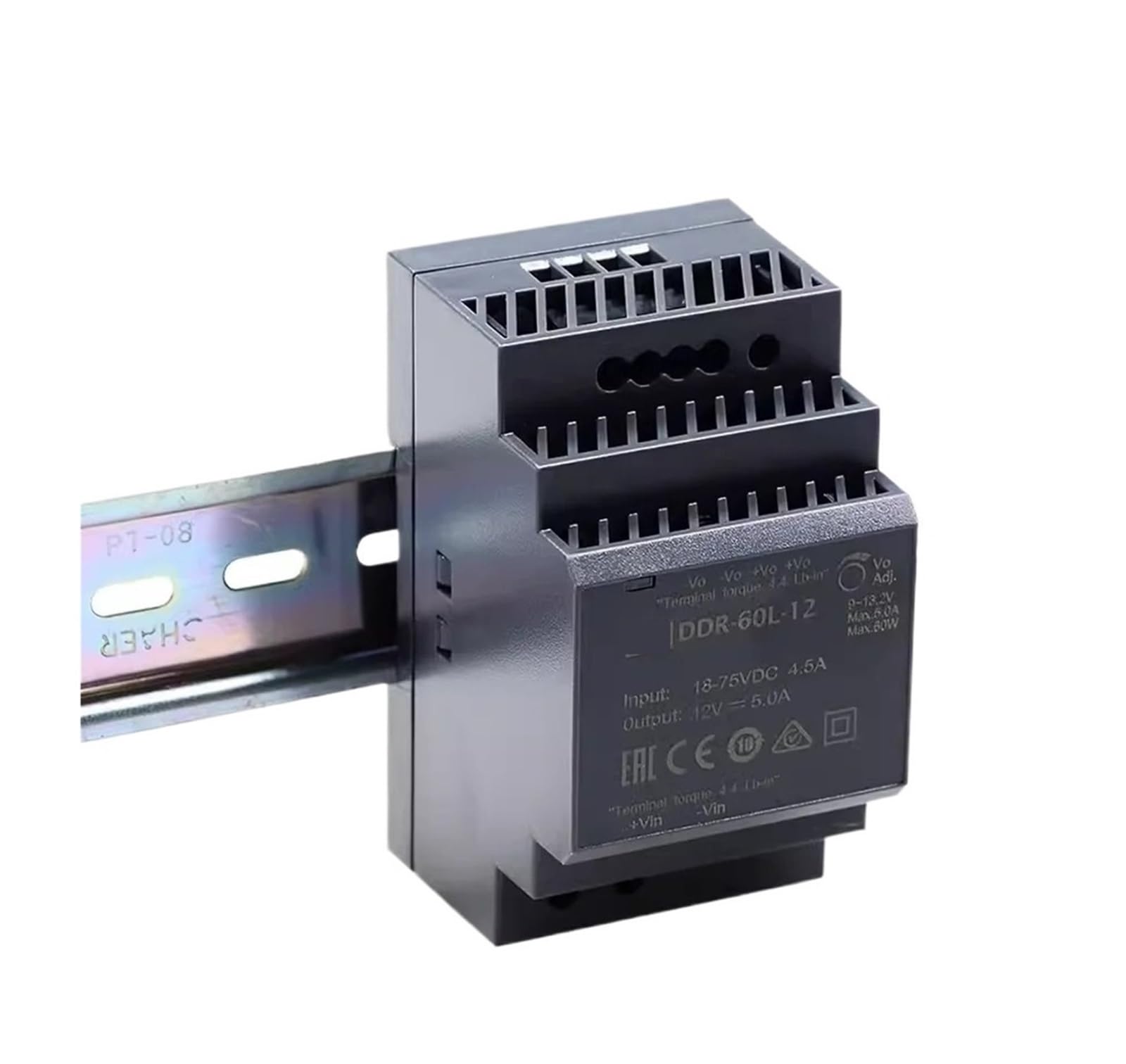 SWEWDSQG Switching Power Supply 60W Rail Type DC-DC Converter DDR-60G-12 DDR-60G-24 DDR-60L-12 DDR-60L-24 5 15(DDR-60G-24)