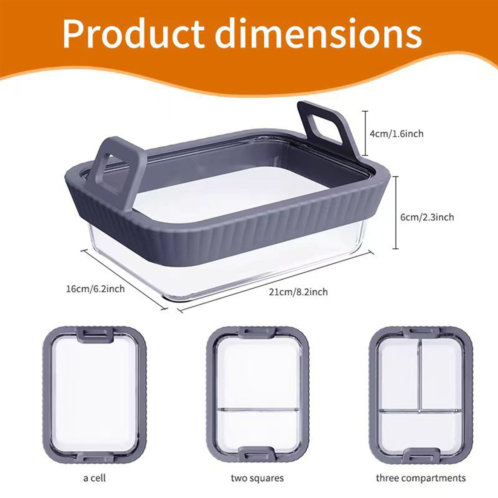de Cuisson de Plateau d ' Insertion de Panier de poêle à air en Verre incassable avec Une Texture Lisse pour Un équipement de Cuisine Propre et Pratique
