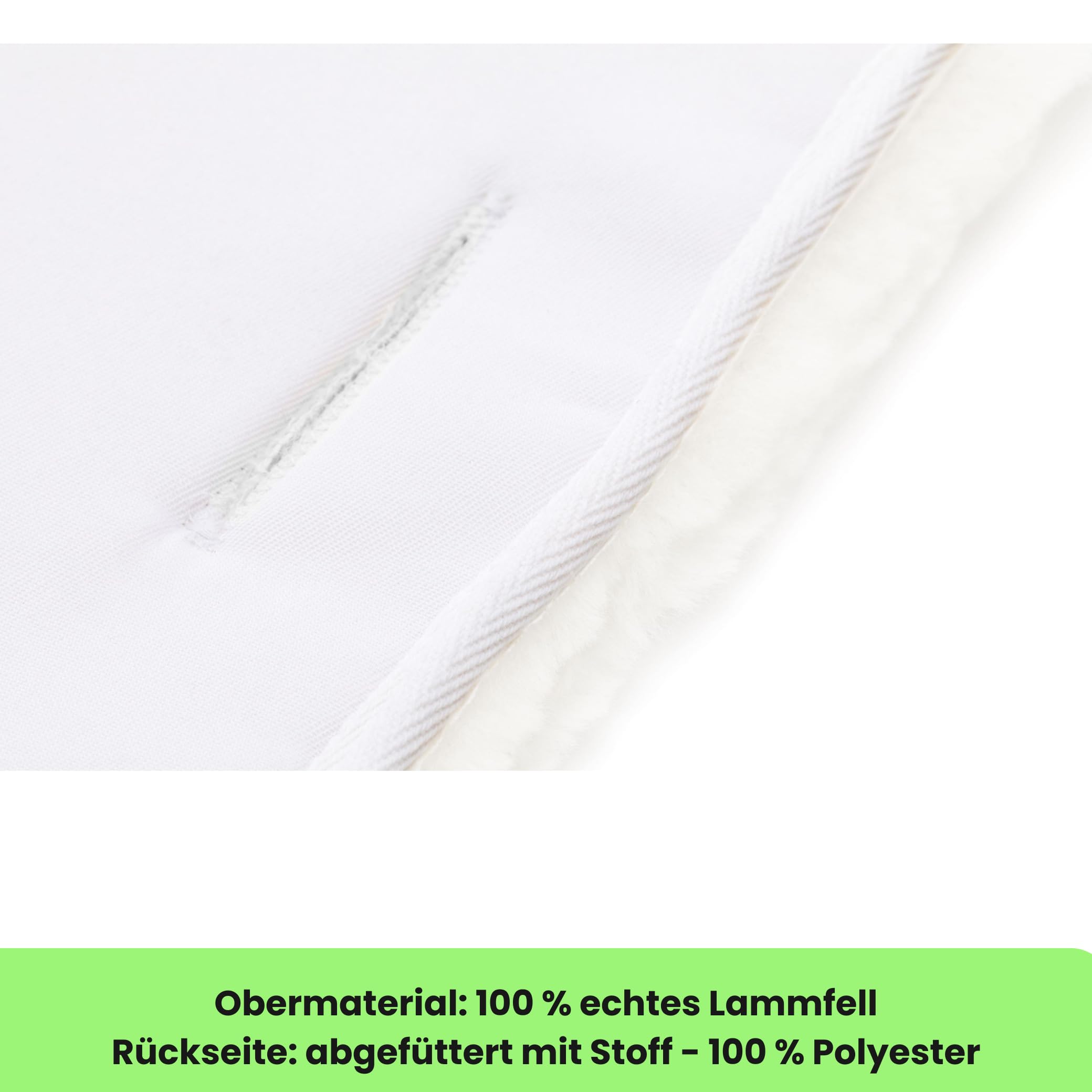 Fillikid Lammfelleinlage 73x33cm echtes Merino Schaffell für Kinderwagen Buggy Autositz