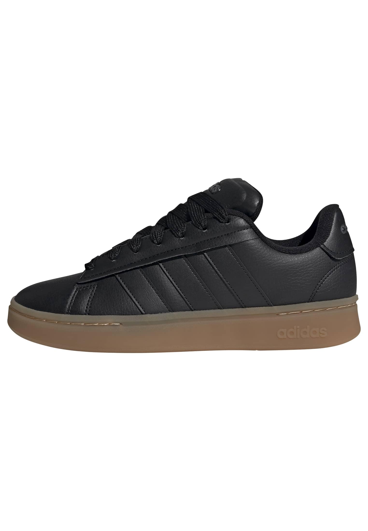 adidas Men's Grand Court Alpha 00S Shoes, core Black/core black/GUM10, 8.5 UK