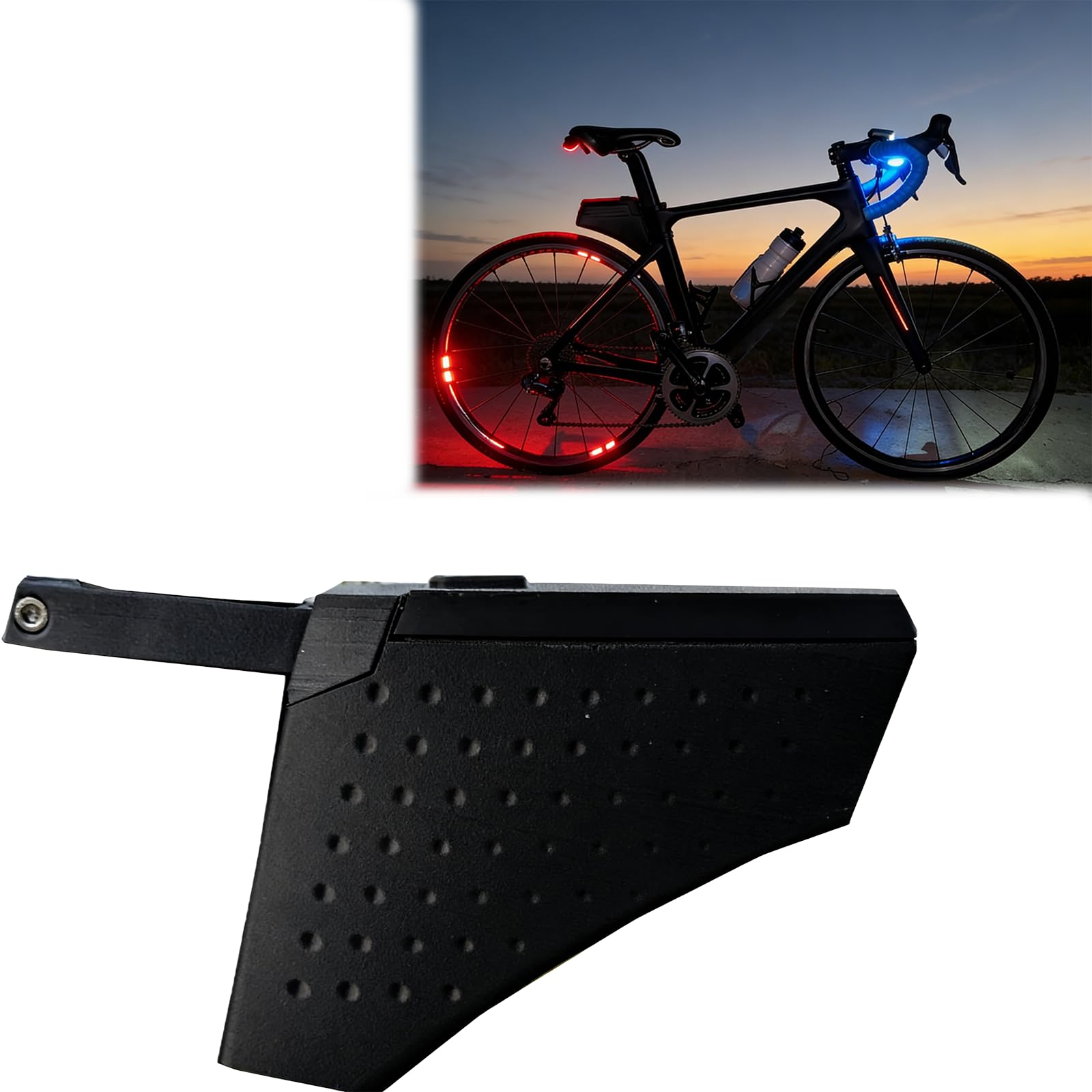 Seatpost Mount Bike Storage Tool Box Compatible with Specialized Venge - Secure Latch Accessory for Aero Road Bikes Tool Repair Kit Stash