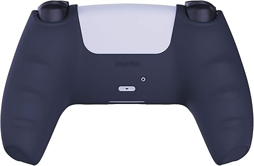 Miniatura 9 de PlayVital Midnight Blue Pure Series - Funda de silicona antideslizante para controlador PS5, funda de goma suave para controlador inalámbrico PS5