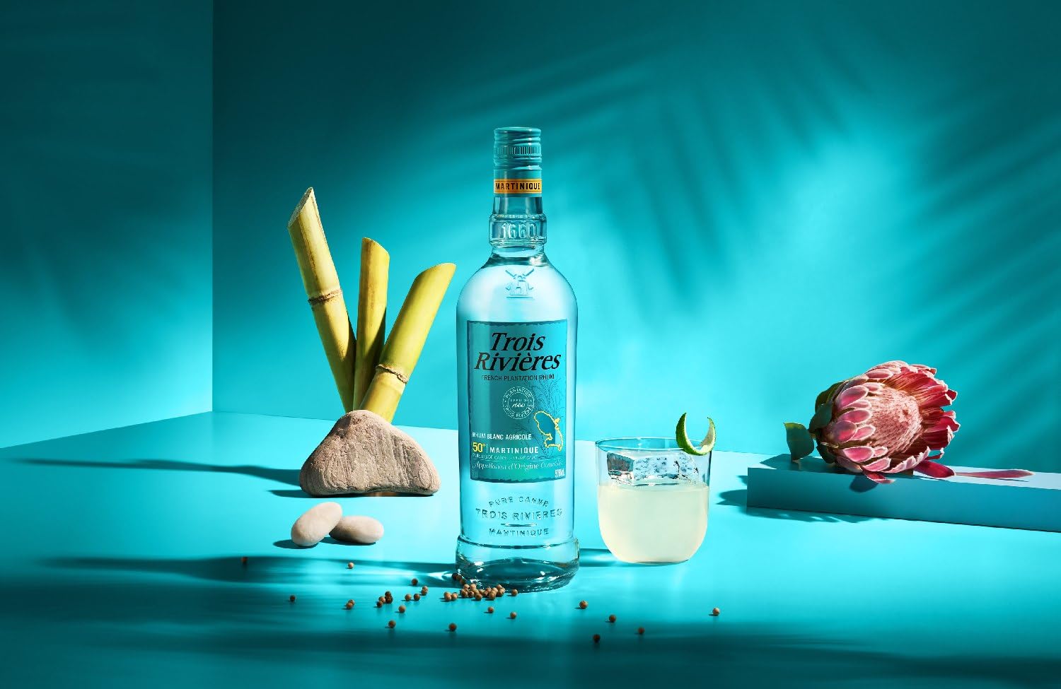 Trois Rivières - Blanc, 70 cl, Rum Bianco Agricolo della Martinica, 50% Vol