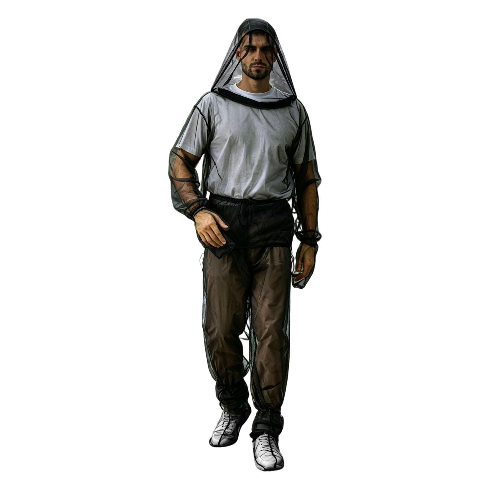 Ensemble protection insectes respirant pour éviter les piqûres en camping et pêche - 8