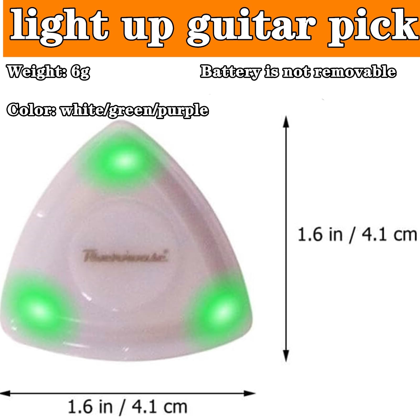 Podświetlana kostka gitarowa, podświetlany plektron gitarowy, kreatywny pluck gitarowy i klipsy do torby plektron, zestaw klipsów do torby na ukulele, podświetlany lekki przenośny pluck