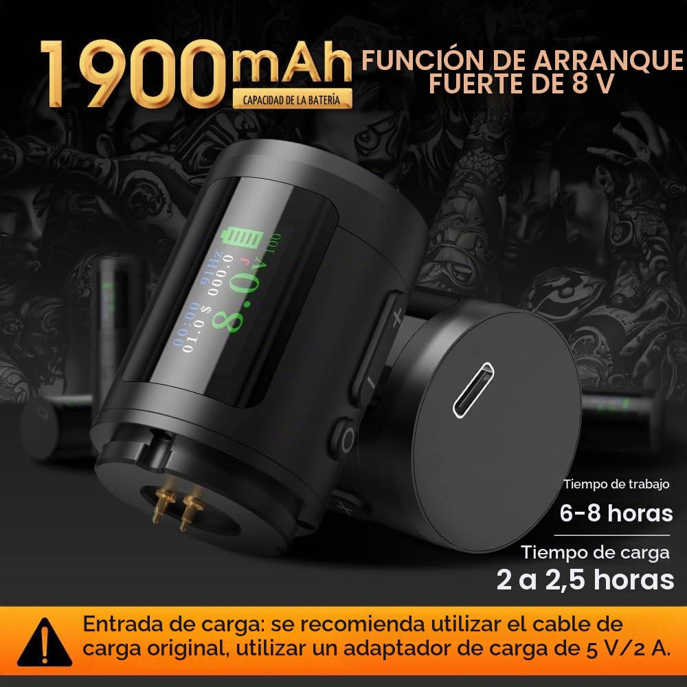 Amazon.com: Ambition Ninja Ultra Máquina de tatuaje inalámbrica