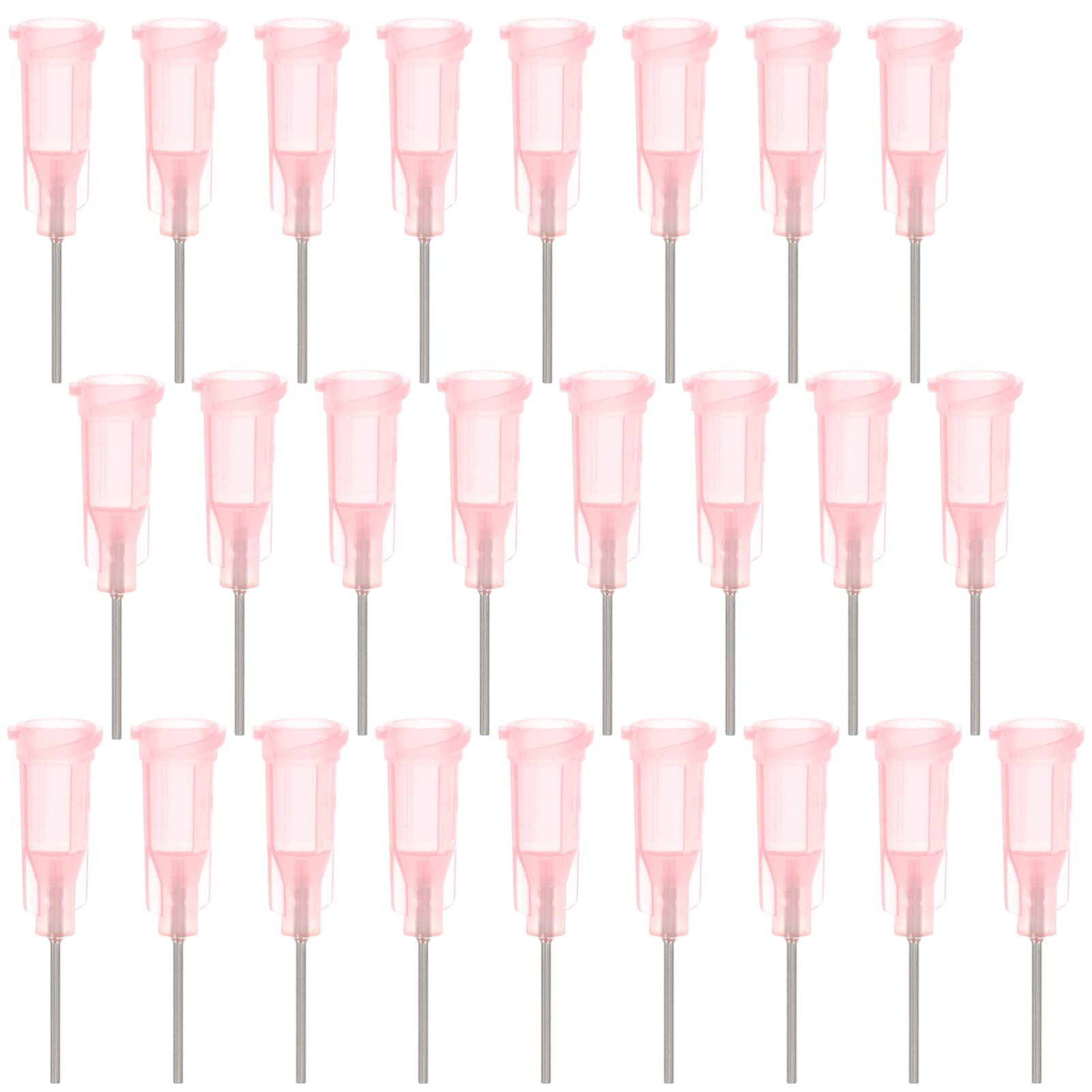 Industrial Glue Liquid Dispenser Needles: 60pcs Precision Blunt Tip Dispensing Needles Stainless Steel Syringe Needle for Adhesive Glue Dispensing