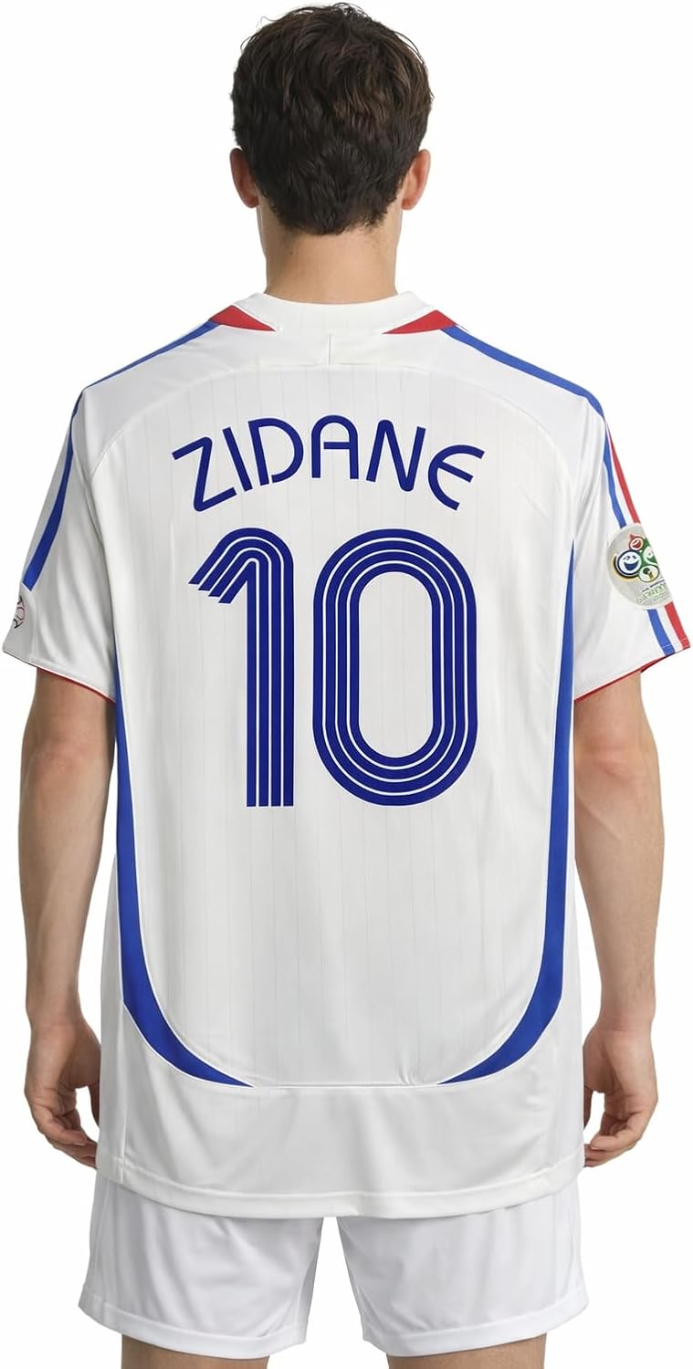Zidane 2006 Retro Soccer Jersey for Men Fan Version