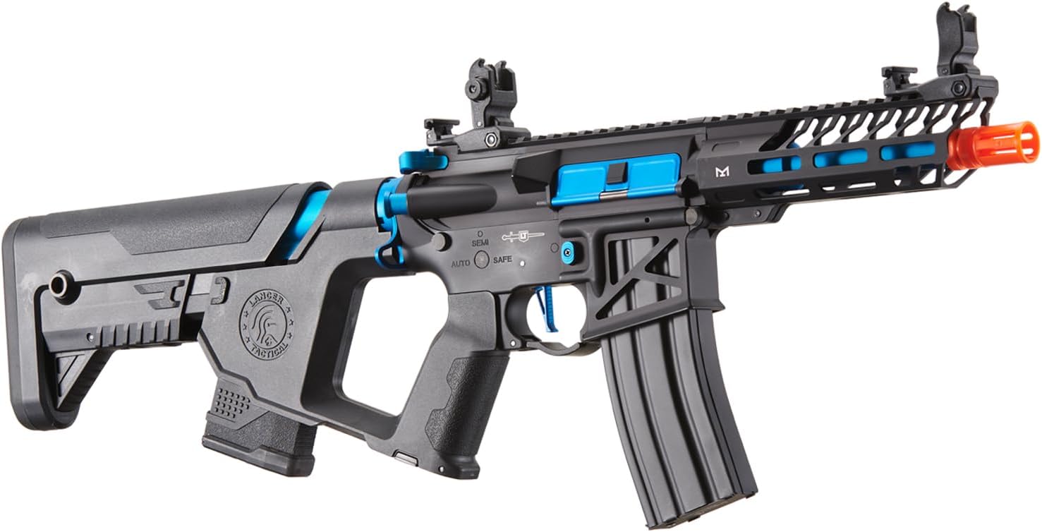 Lancer Tactical Gen 2 Low FPS Needletail Skeleton Full Metal M4 Airsoft with Mosfet/ETU-Electric Full/Semi-Auto AEG Rifle (Lipo Battery & Charger Included)