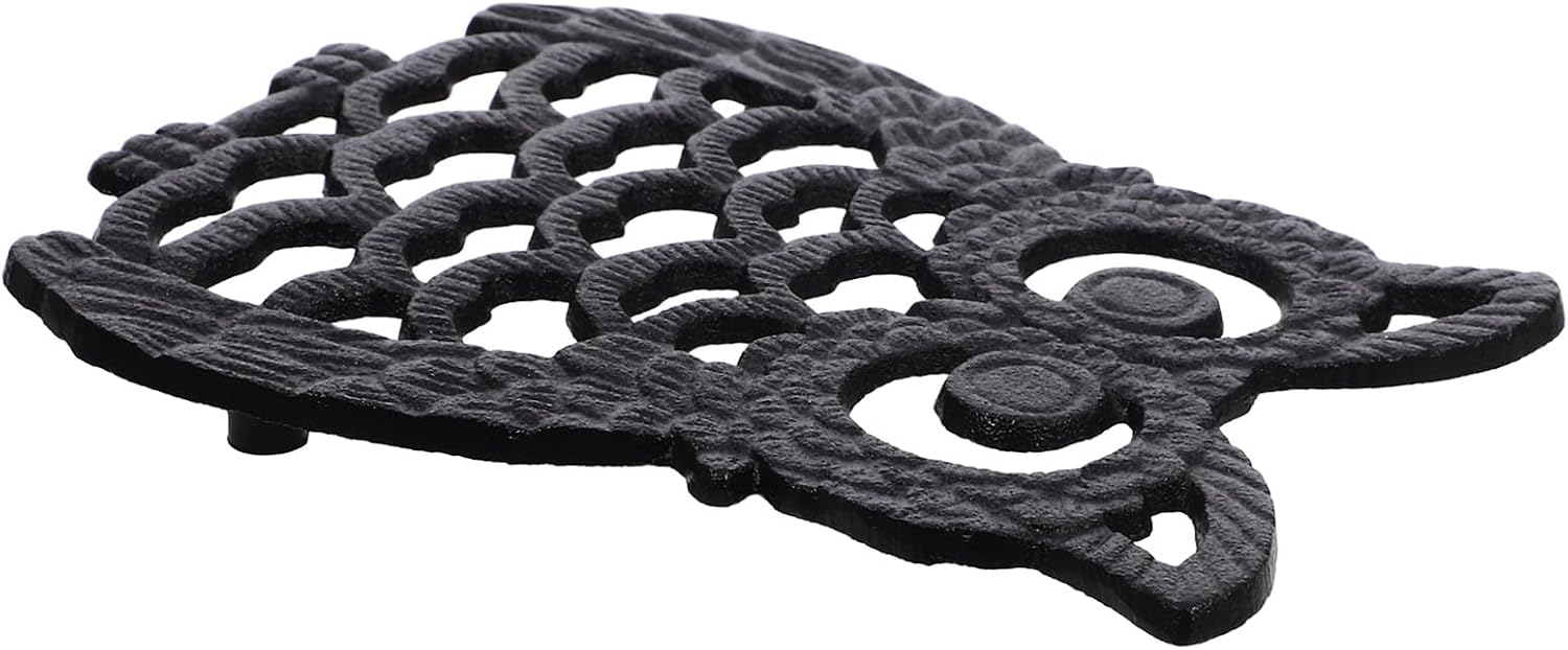 CHILDWEET Cast Trivet Decorative Kitchen Gadget for Hot Dishes Vintage Style -Scald Pad for Dining Tables and Banquets
