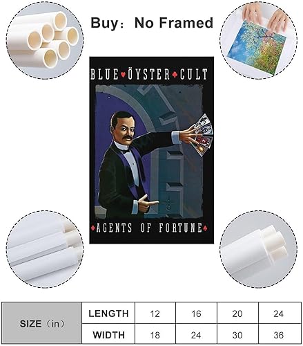 Miniatura 2 de DAXXIN Póster en lienzo con diseño de agentes de la fortuna de ostras azules 03, pintura decorativa para pared, sala de estar, dormitorio,