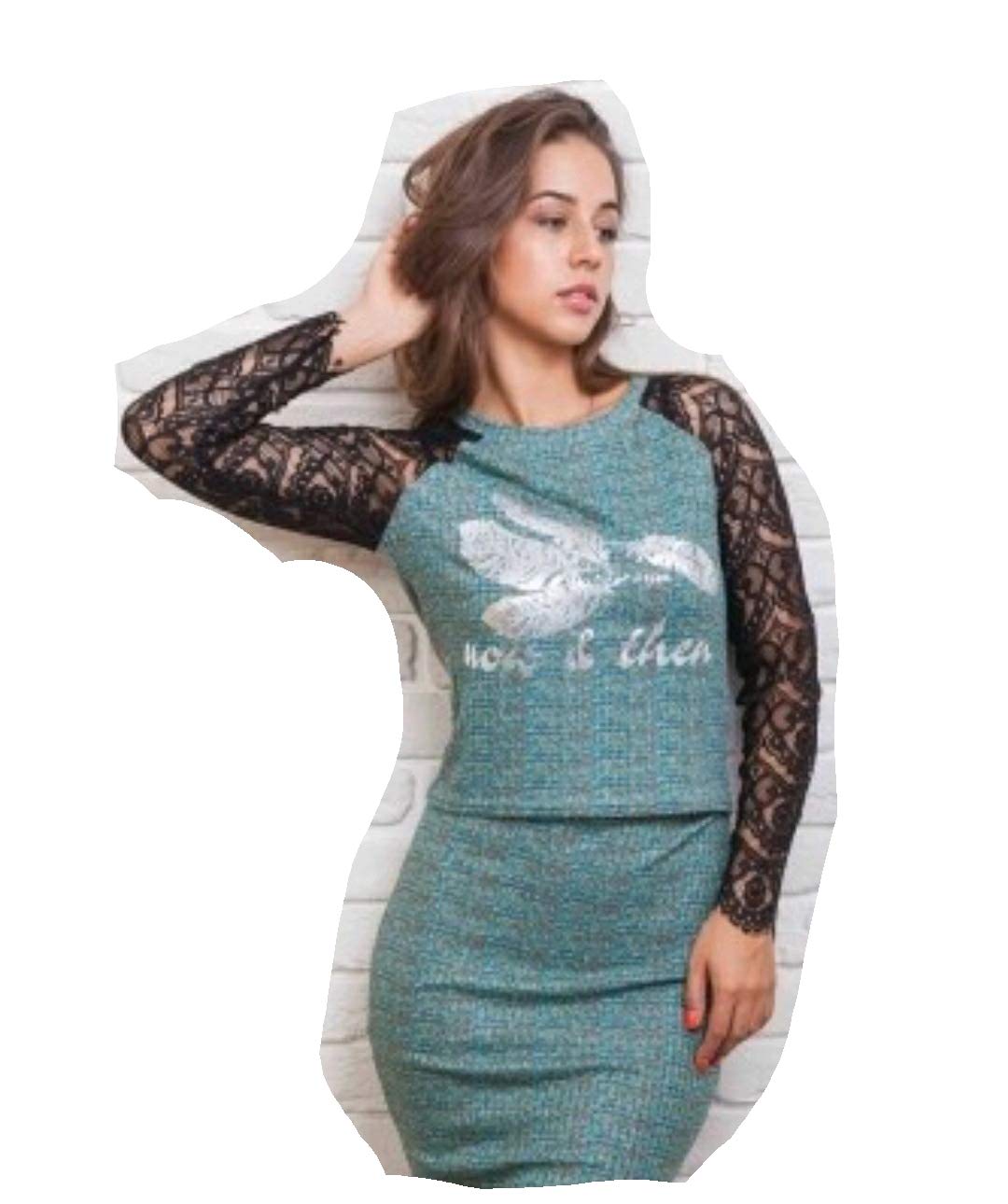 Fashion Suit with scirt Size xs s m Liliya Collection