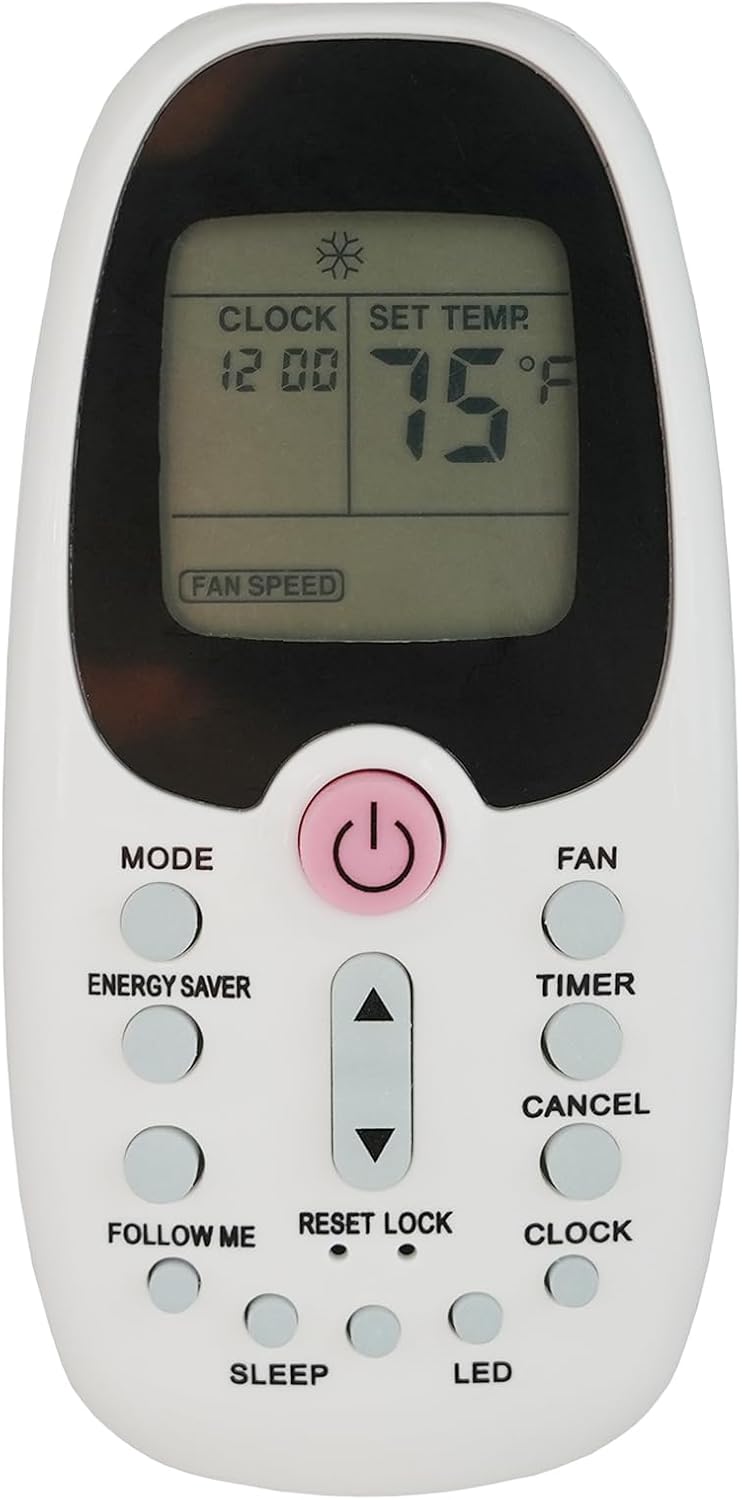 Replacement Remote Control Compatible for Keystone Midea Indurama Air Conditioner Remote Controller R09B/BGCE R09/BGCE RG09E/BGCEU1 R09D/BGCE
