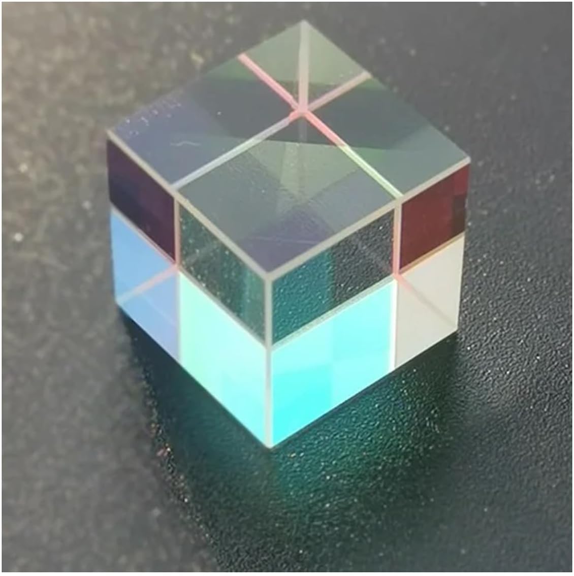 Prisms & Kaleidoscopes 1pcs 15mm Cubic Science Cube Optical Prisma with Hexahedral Prism Home Decoration Prism Science Classroom Optics Kits