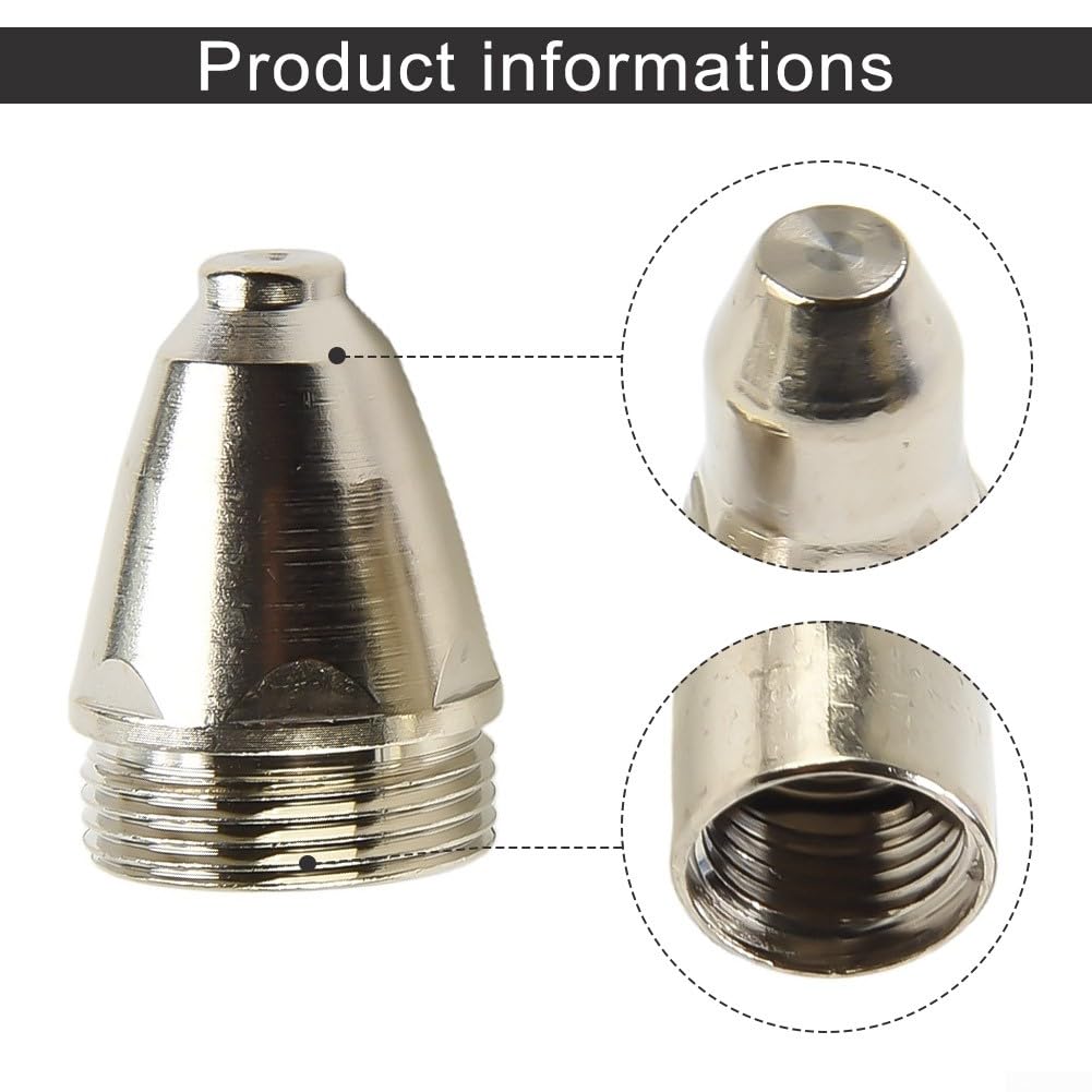 Lot de 20 consommables de torche de coupe plasma P80, buse d'électrode pour machine de découpe plasma CUT-70 CUT-80 CUT-100 CUT-120 (1,1 mm)