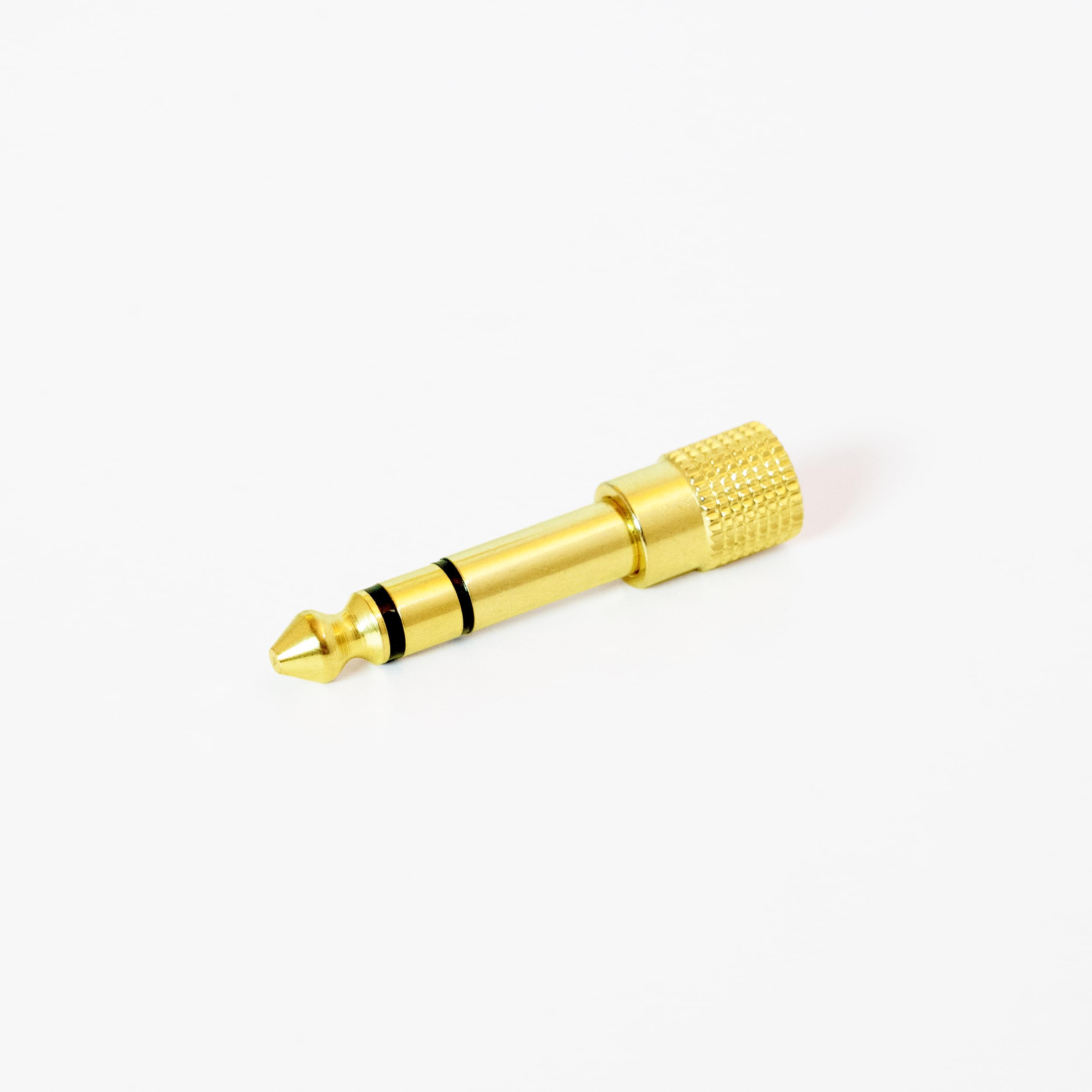 MEE audio Adaptador de audio estéreo de 1/4 pulgadas, convertidor de 3,5 mm hembra a macho de 6,3 mm, chapado en oro, compatible con TRS y TRRS para auriculares, adaptadores Bluetooth, cables AUX