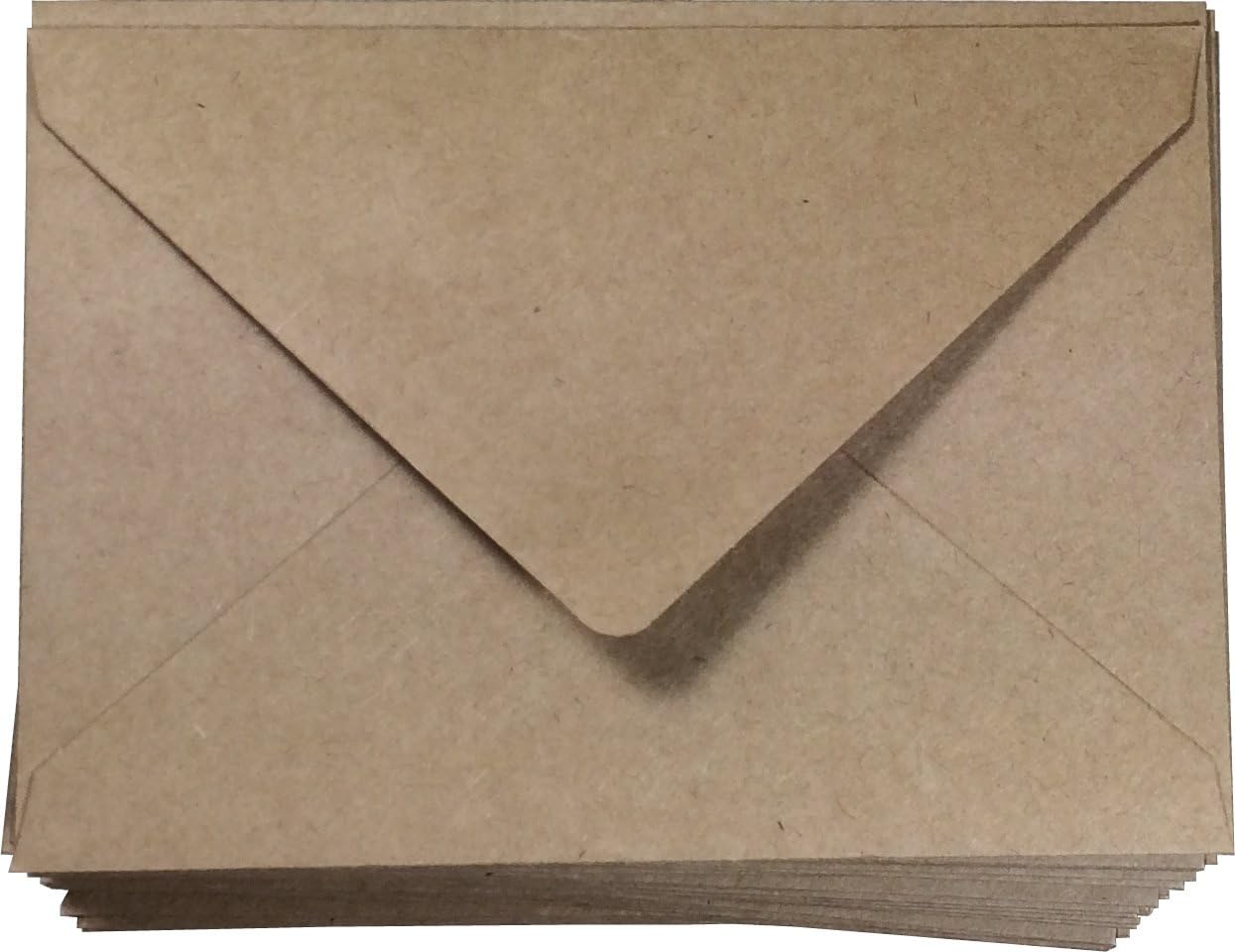 A6 Envelope Kraft Invitation Envelope 4x6 | A6 Size 100 Pcs, 4 3/4" x 6 1/2" Inches, Wedding Invitation | Natural Brown Envelope | RSVP Envelopes