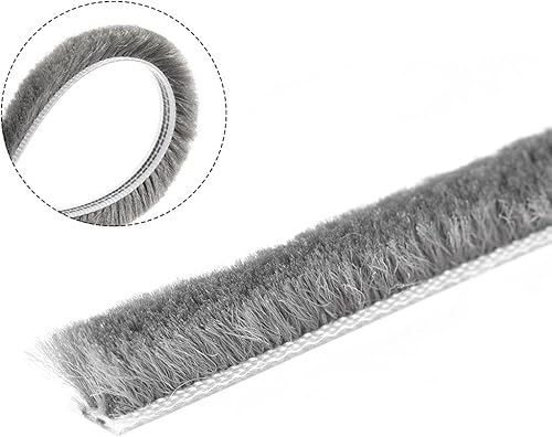 Miniatura 3 de uxcell Burlete para puerta, 16.4 ft, ranura para tarjetas, 16.4 pies, para puerta y ventana, 0.236 x 0.315 in de ancho x alto