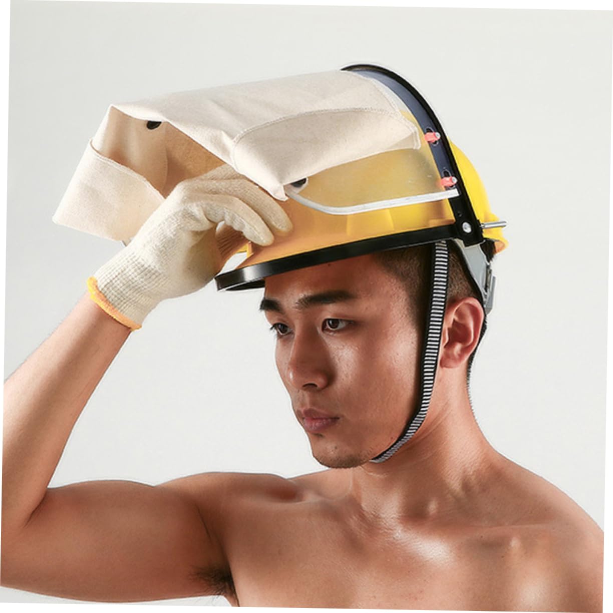 OSALADI 1pc Aluminum Bracket Face Screen Helmet Safety Mask Face Guard for Helmet