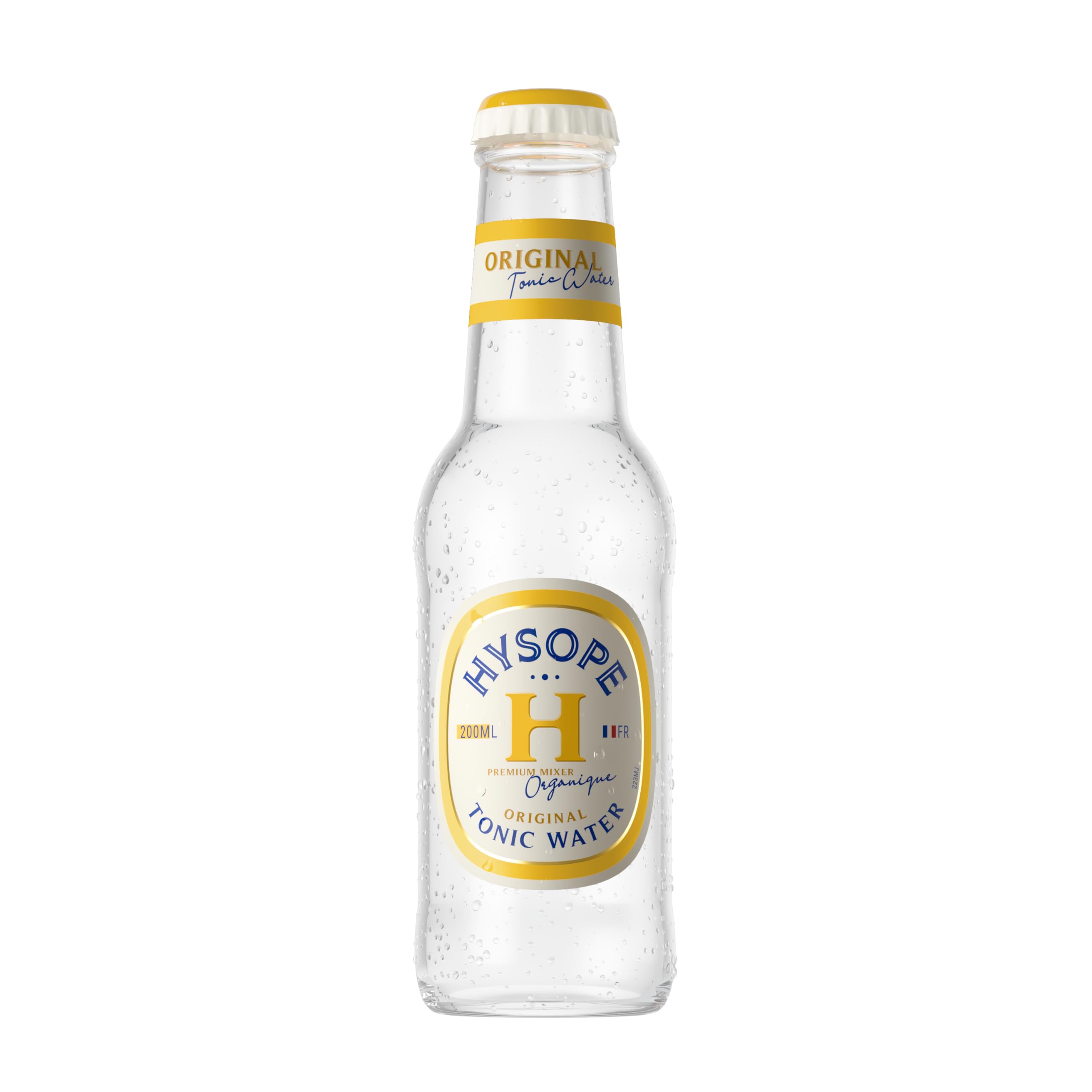 HYSOPE Tonic Water Original – Origine France – Premium Mixer Bio – Idéal en cocktail - Notes d'orange amère - 24 x 20cl