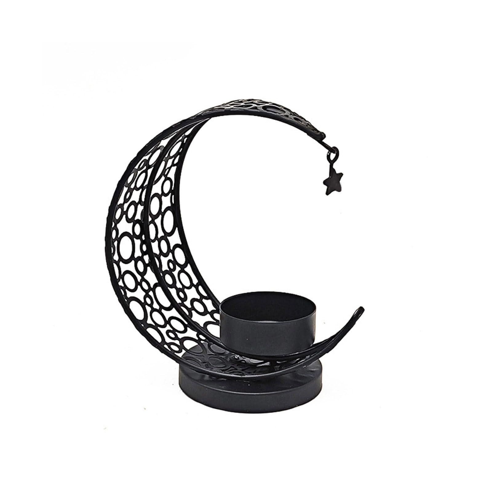 2 Iron & Star Tealight Stand for Middle Eastern Eid Home Decors and Gatherings Middle Eastern Ramadans Stand