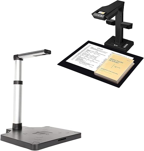 Miniatura 6 de Cámara de documentos 3264x2448, escáner de documentos portátil A3 de 8 MP, escáner de cámara plegable con tecnología OCR, 4 luces LED, corrección