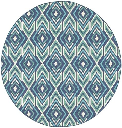 Oriental Weavers Meridian Area Rug, 8', Navy/Green