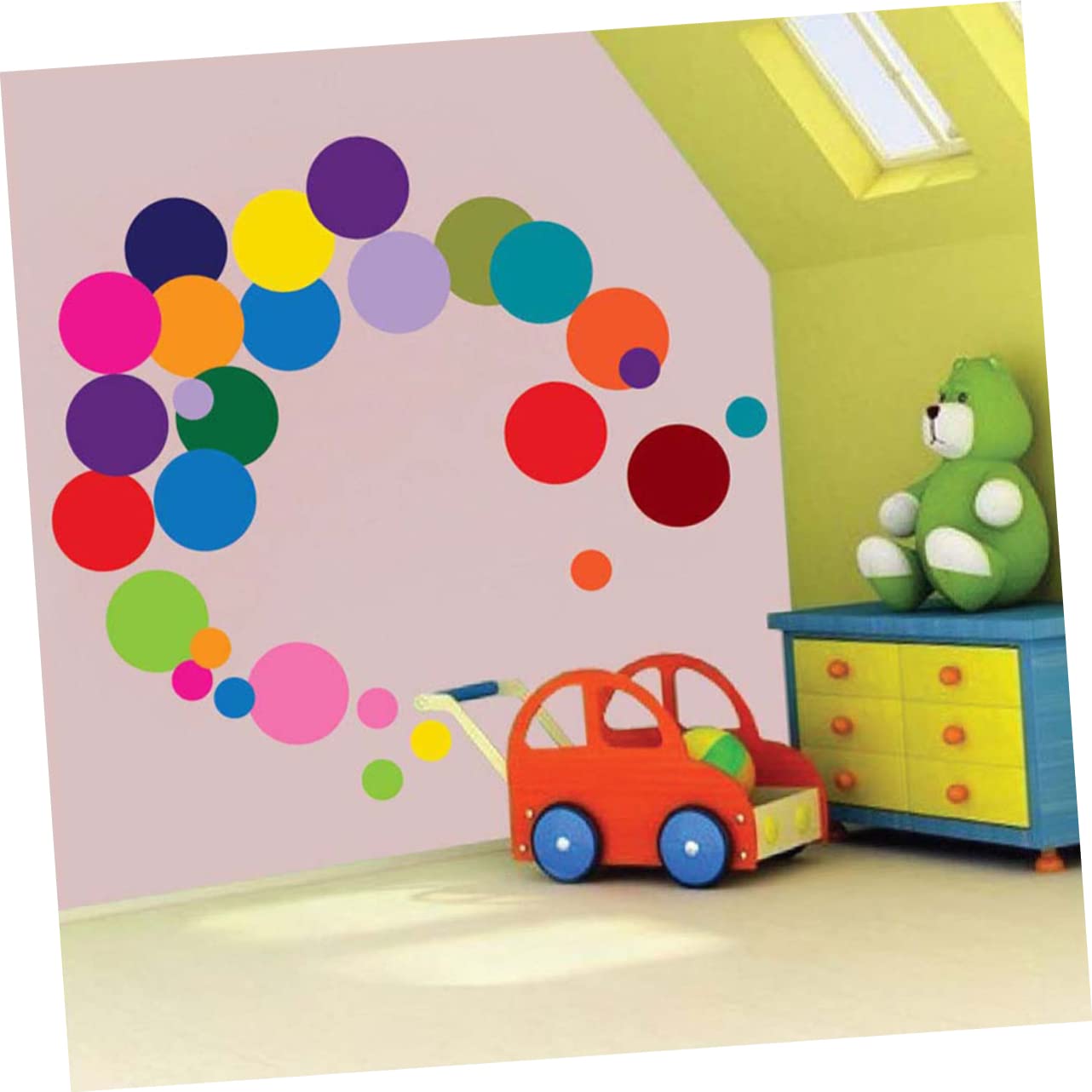 IMIKEYA 5 Set Adesivi Murali per Cameretta Decorazioni per Autoaderente Facili Applicare e Rimuovere Atmosfera e Accogliente Adatti Diverse Superfici