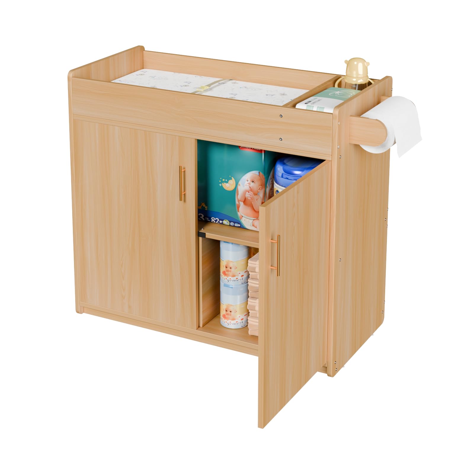 Photo 1 of Ogears Daycare Changing Table with Storage for Faster, Cleaner Diaper Care