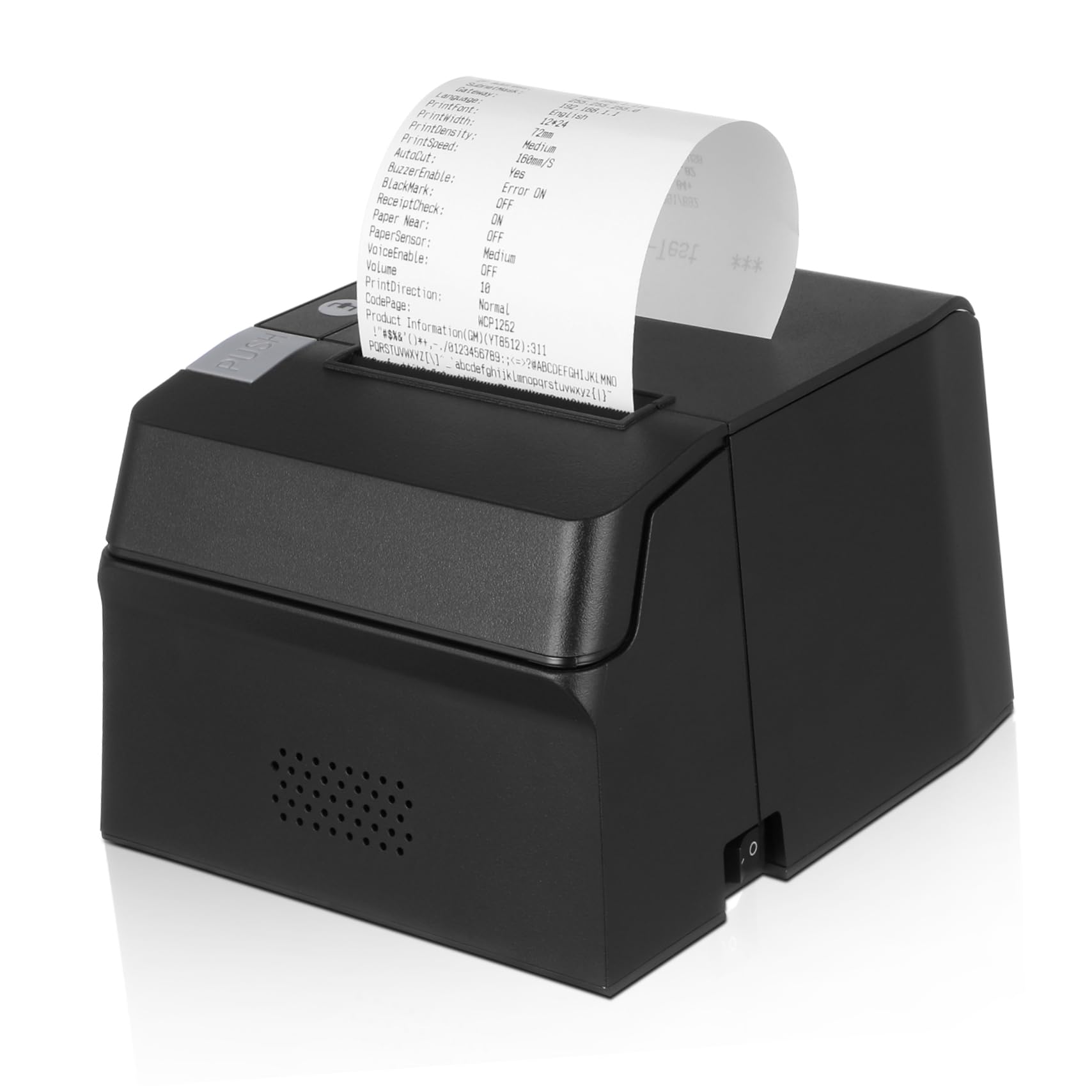 PRETYZOOM Square Thermal Receipt Printer for Quick Printing Retail Environments Easy to Use with High Definition Output Versatile for Various Receipt Us Plug Included