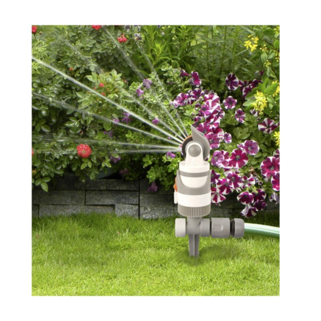 Irrigatore, 4 funzioni Irrigatore a impulso, sino a 350 metri quadrati