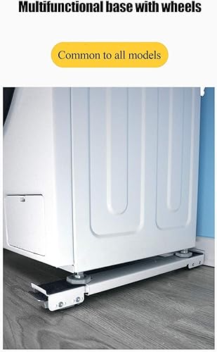 Miniatura 5 de Base para lavadora, ruedas extensibles ajustables para soportar la carga de 661.4 lbs