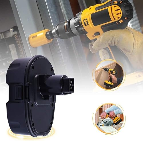 Miniatura 8 de Powilling Paquete de 2 baterías de repuesto de 6.5Ah DC9096 para Dewalt 18V XRP DC9096 DC9098 DC9099 DE9039 DE9095 DE9096 DE9098 DW9095 DW9096