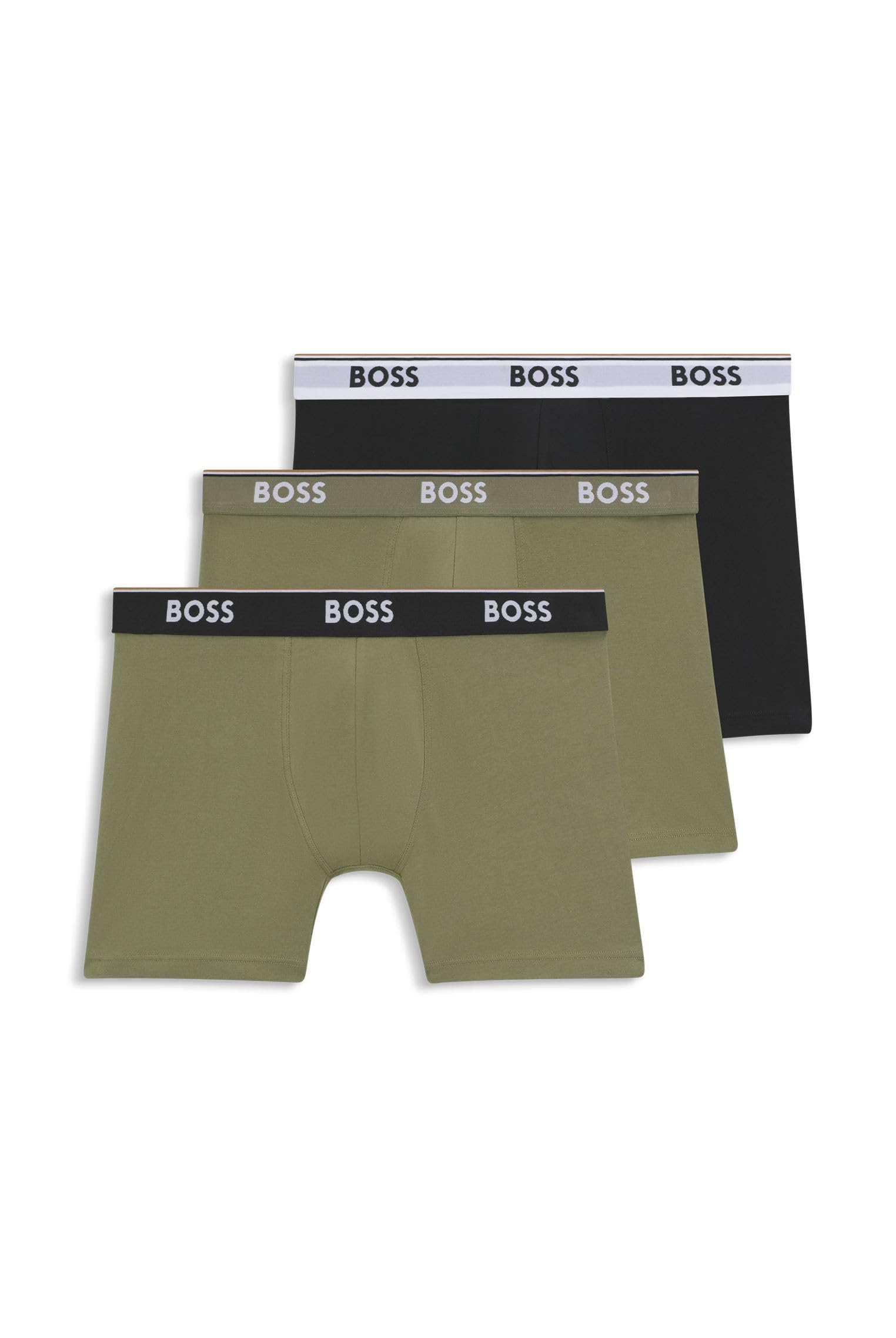 BOSS Herren Boxerbr 3p Boss One 10272529 0 Boxer_Brief (1er Pack)