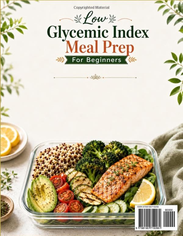 Low Glycemic Index Meal Prep for Beginners: 100 Simple, Satisfying Recipes to Balance Blood Sugar,Boost Energy, and Build Lasting Healthy Habits image 3