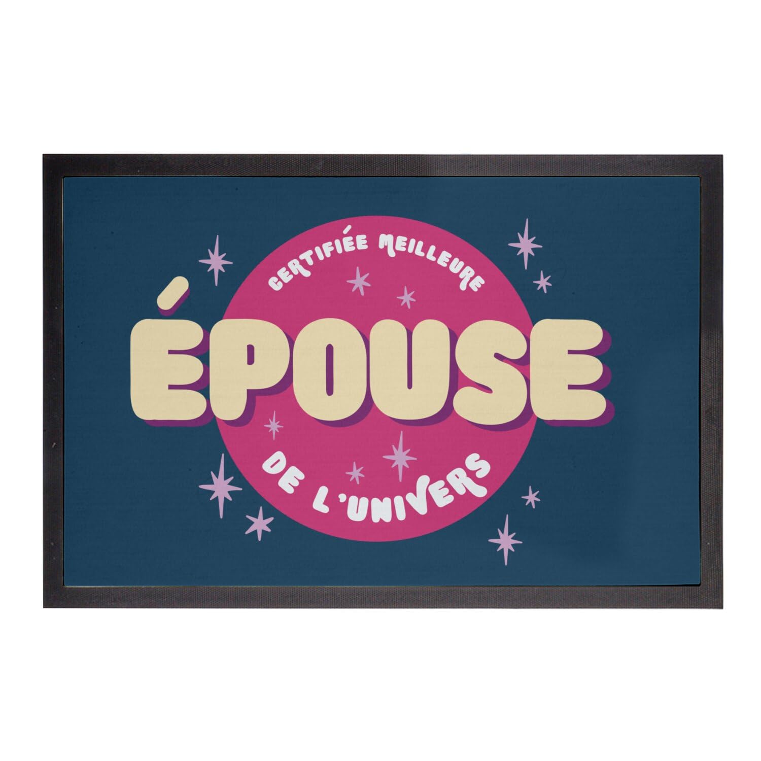 Paillasson Bleu Certifiée Meilleure Epouse pour le mariage