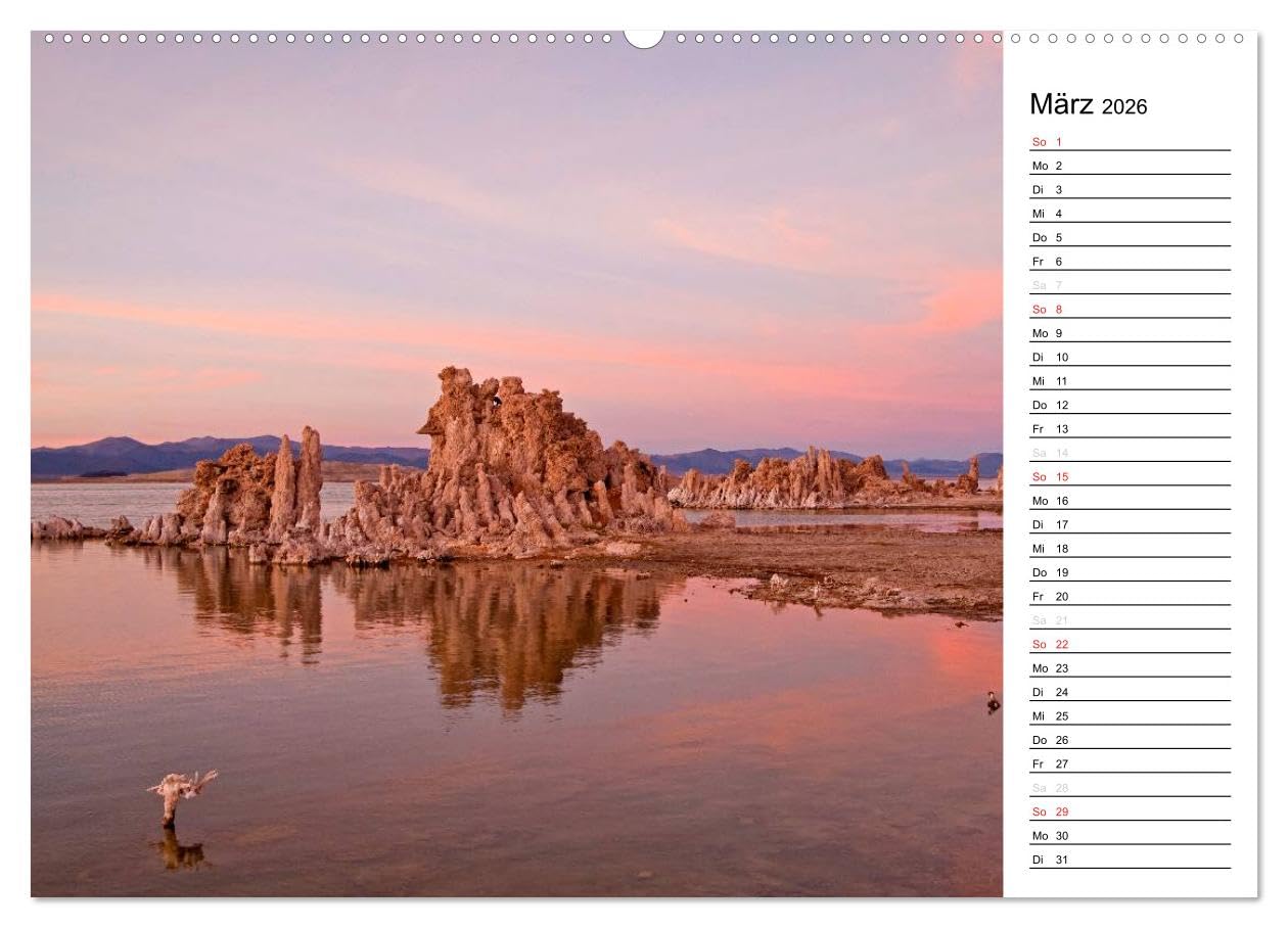Kalifornien USA (Wandkalender 2026 DIN A2 quer), CALVENDO Monatskalender: 13 traumhafte Reisefotos aus dem Westen der Vereinigten Staaten.