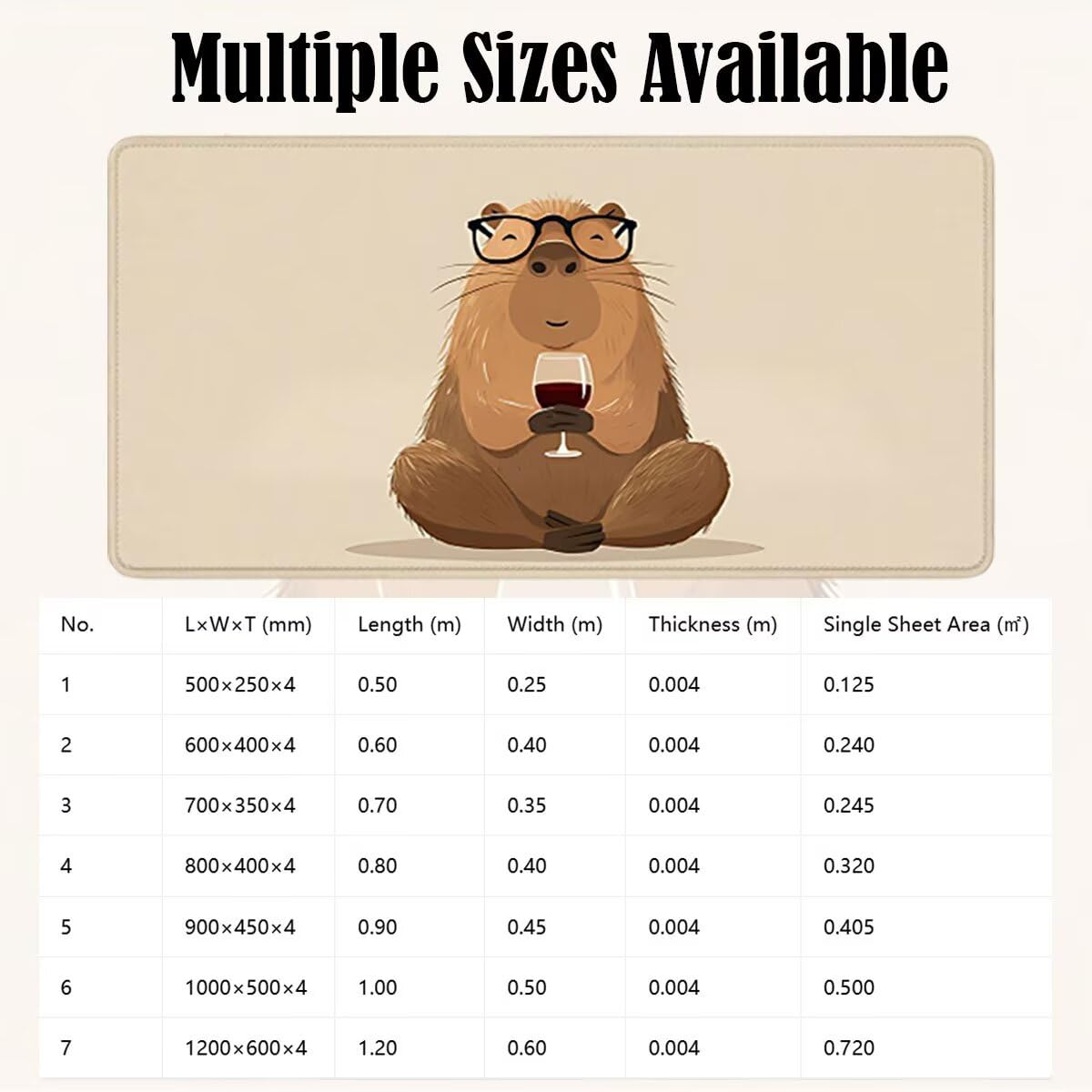 Tappetino Mouse Gaming XXL, Mousepad 1200x600x4mm animale Carino 0x0-127 | Tappetino Scrivania con Base in Gomma Antiscivolo Bordi Cuciti per Computer, PC, Migliora la Precisione e la Velocità