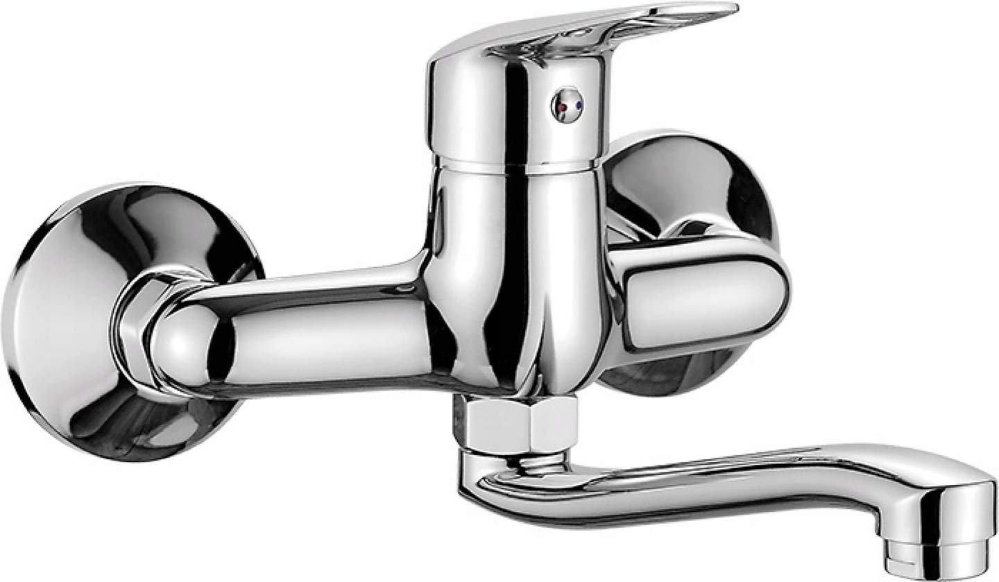 Deante; Grifo de lavabo de pared BORO (BMO_050M); Color: cromo