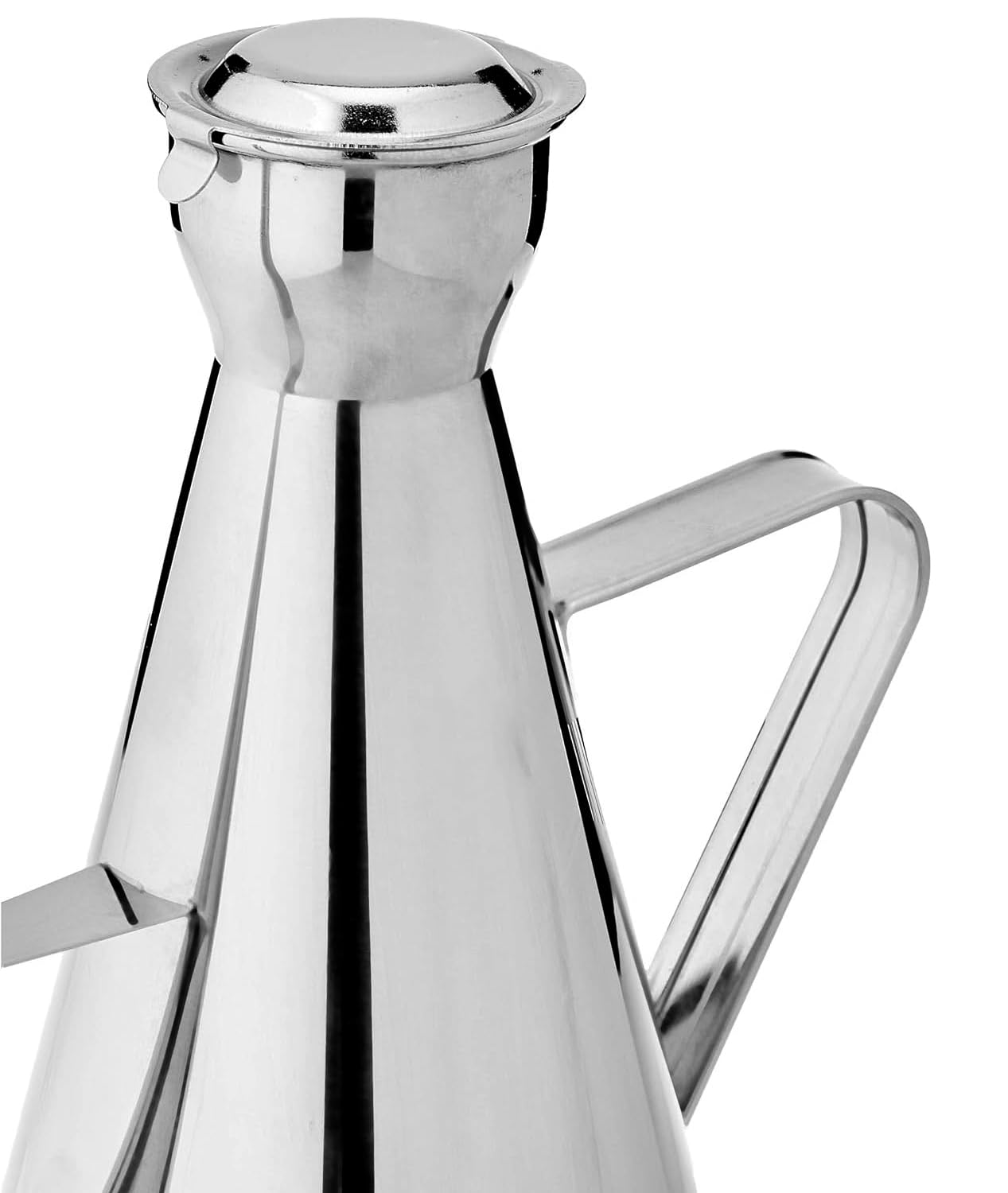 MGE - Classic Stainless Steel Oil Dispenser - Oil Drizzler - Stainless Steel Oil Bottle Perfect for Cooking Salad, BBQ - 500 ml - Image 2
