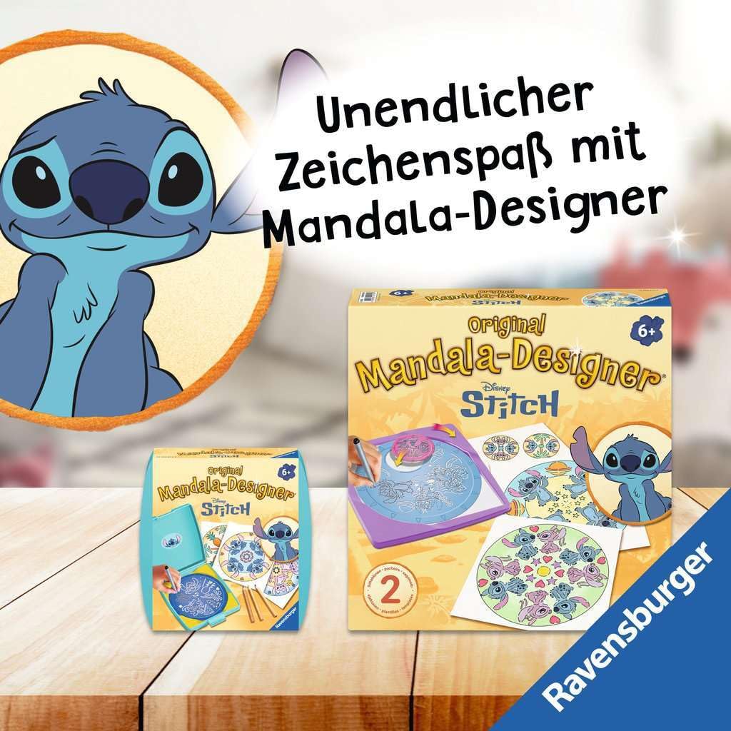 Mandala-Designer Midi Disney Stitch: Zeichenset für endlose Mandalas