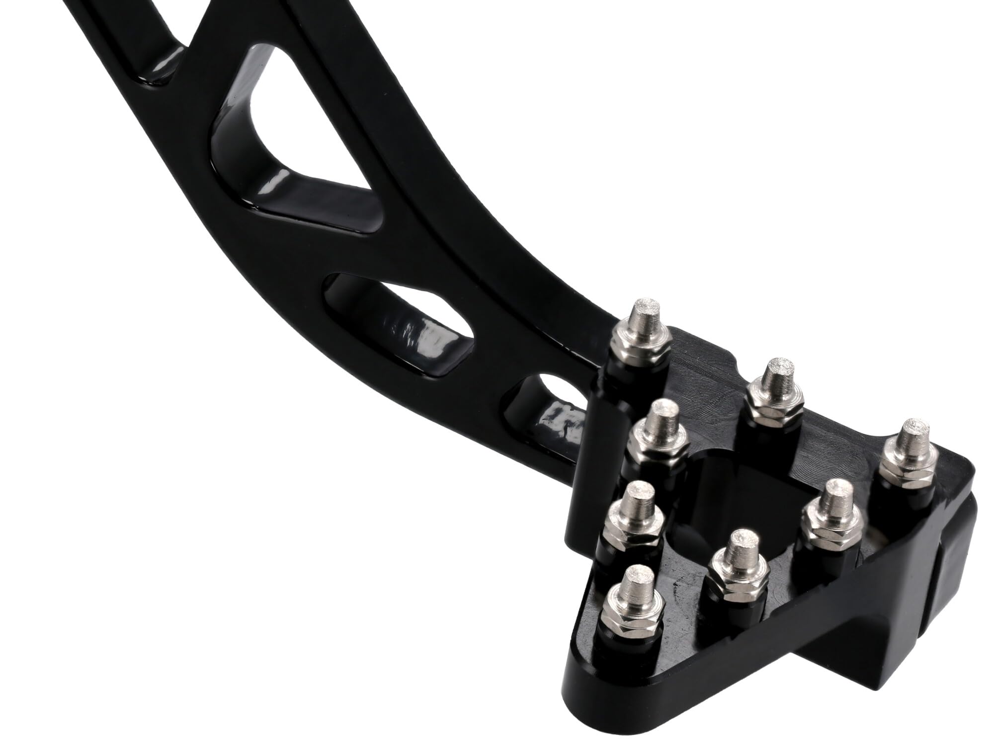 SH Fußbremshebel, oben liegend, Schwarz/Schwarz - für Simson S50, S51, S7