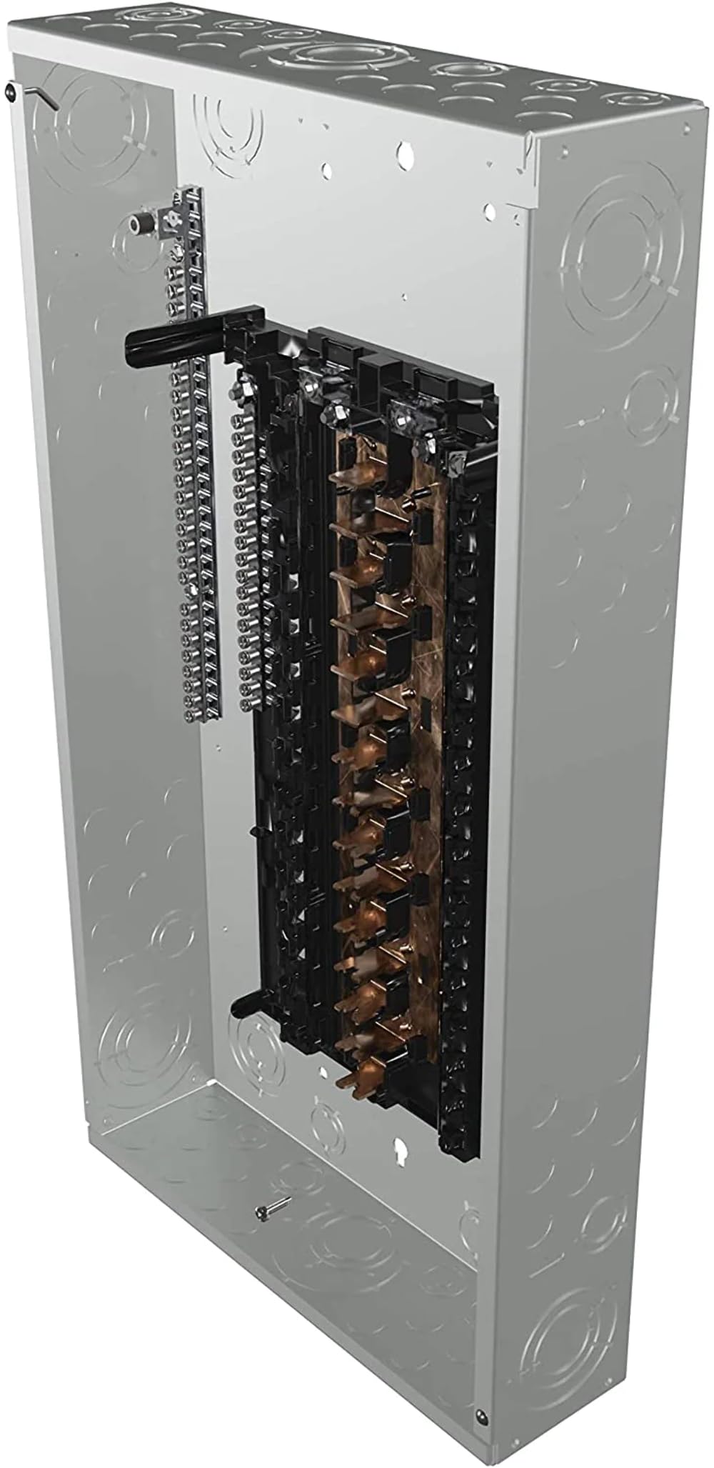Alimentation électrique garage et maison via tableau central 125 Amp à neutre enfichable