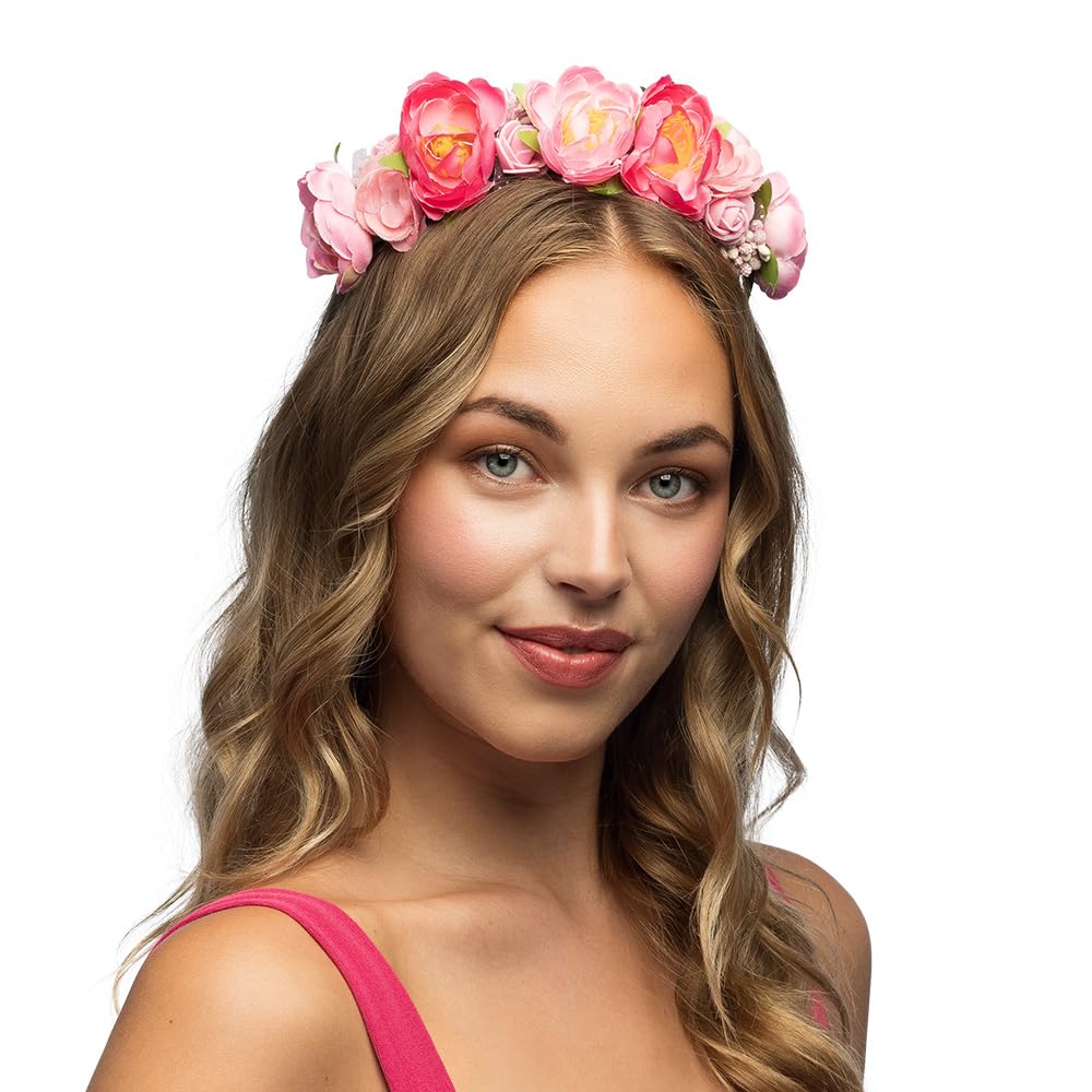 Boland Schmetterling Haarreif Mit Blüten | Tiara Für Kostüme & Mottopartys | Karneval, Halloween & Mehr