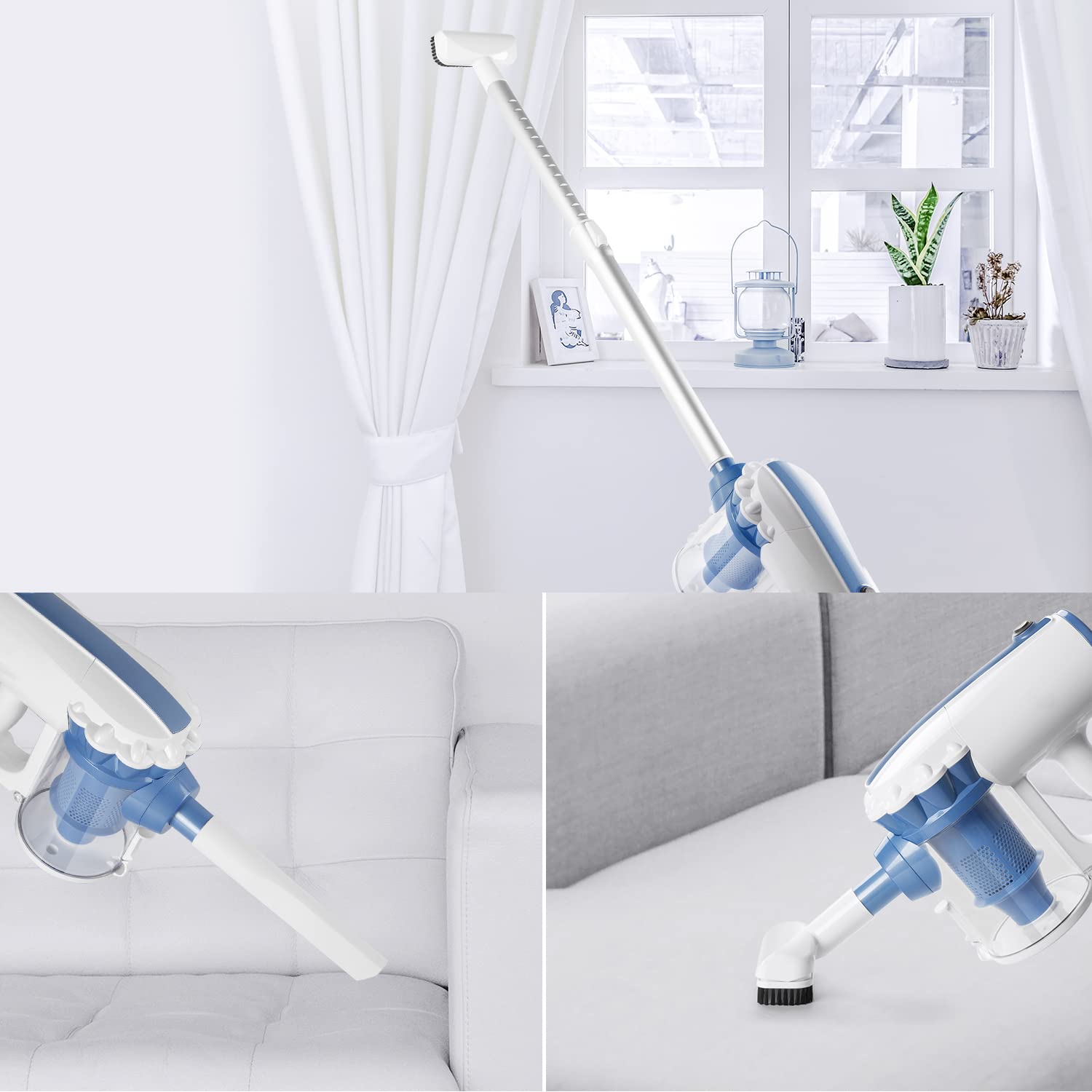 SINCHER Stick Vacuum Cleaner Corded with 17KPa Handheld Vacuum Powerful