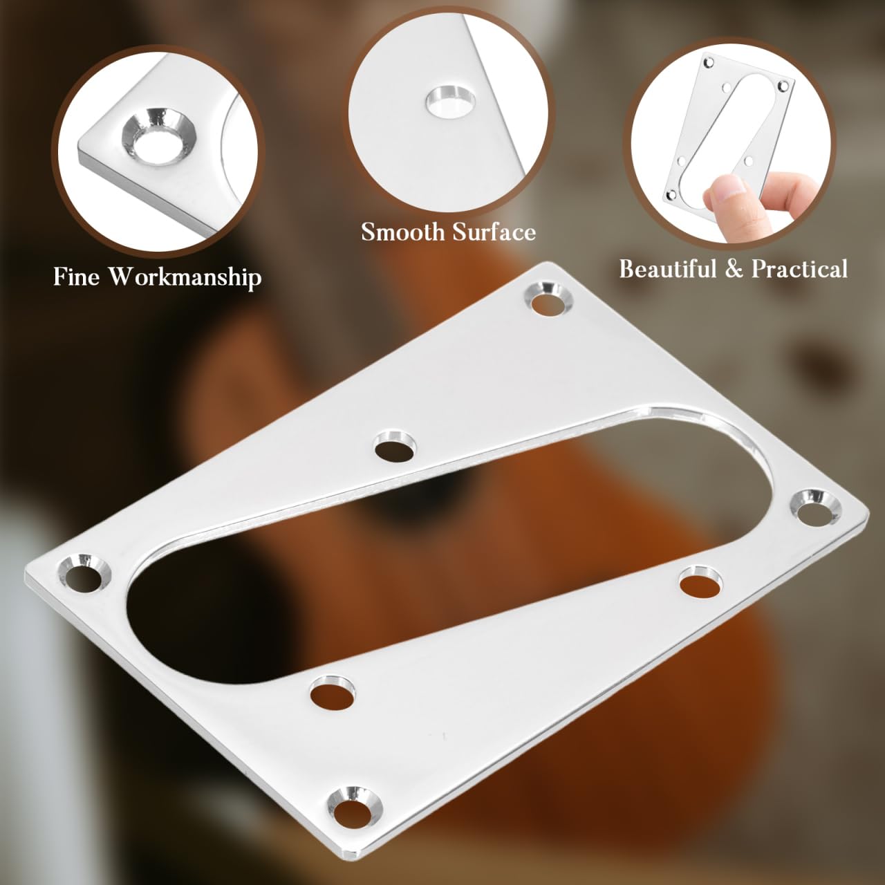Snapklik.com : Electric Guitar Pickup Frame Mounting Ring Replacement ...