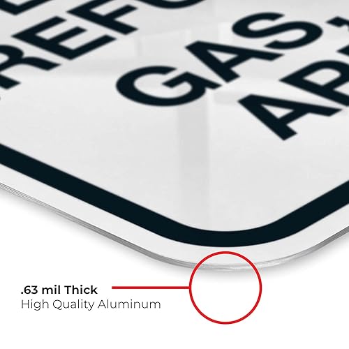 Miniatura 74 de Think When Refueling Equipment to Use Proper Fuel Gas Diesel and Mix Sign, 24x30 Inches, 3M EGP Reflective .080 Aluminum, Fade Resistant, Made in USA