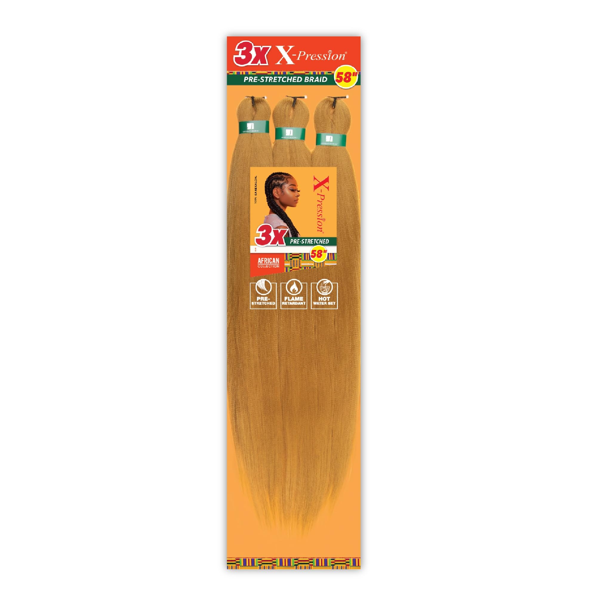 Amazon.com : Sensationnel X-Pression Prestretched Braids-3X 58in