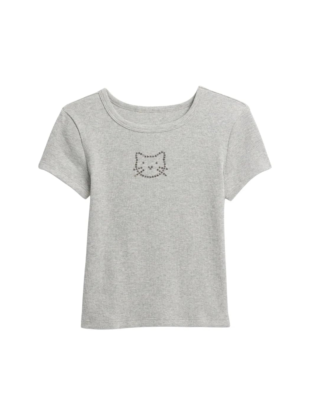 Gap Girls' Short Sleeve Ribbed Tee